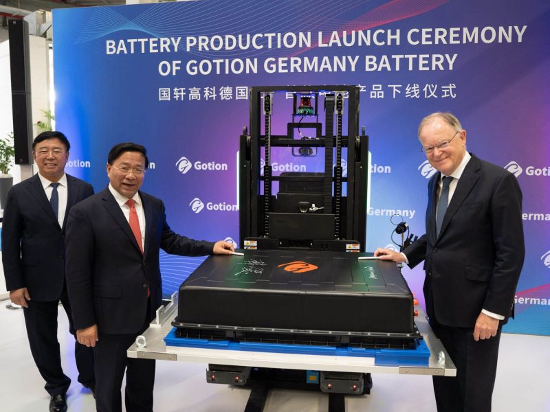 Mobility new energy vehicles electric vehicles EV battery Volkswagen gotion high-tech china Germany Gottingen catl byd